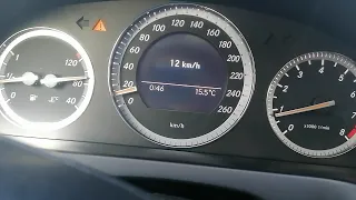 C180 kompressor W204 Modified Acceleration 0-140 km/h.