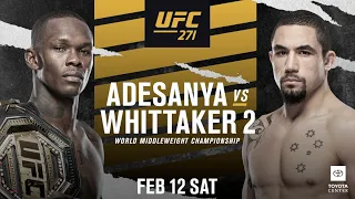 Исраэль Адесанья vs Роберт Уиттакер полный бой| UFC 271| Юфс