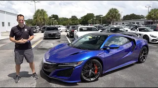 Is this Acura NSX a BETTER or WORSE sports car than a 2020 C8 Corvette?