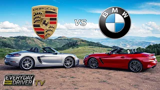 Porsche Boxster vs BMW Z4 - On Target? | Everyday Driver TV Season 5