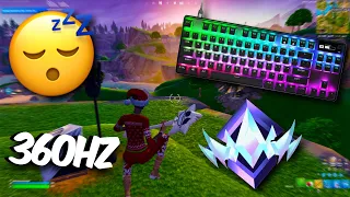 SteelSeries Apex Pro TKL ASMR 😴 Unreal Ranked Gameplay 🏆 Satisfying Keyboard Fortnite 360 FPS 4K