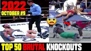 Top 50 MUAY THAI•MMA•KICK•BOXING•KUN KHMER Knockouts👉OCT 2022 #9