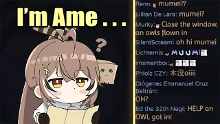 Ame is looking different than usual