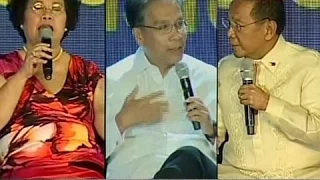 SONA: Santiago, Binay, Roxas at Poe, humarap sa mga negosyante at sumagot sa iba't ibang isyu