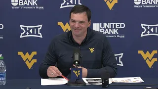 WVU Football Head Coach Neal Brown previews spring practices, updates injuries and more