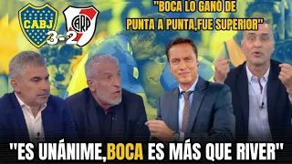 Cingolani-Retamoso "Boca lo ganó de punta a punta,hoy ya es unánime,es mucho más que River"