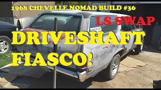 1968 Chevelle Nomad Restoration - Part 36 - LS Swap - Driveshaft Fiasco! - New Cold Air Intake!