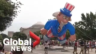 Americans celebrate Independence Day with parade in Washington, D.C.