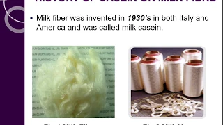 From Milk to Textile Fiber
