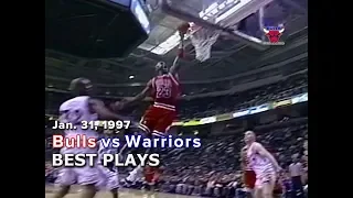 January 31, 1997 Bulls vs Warriors highlights