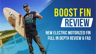 BOOST FIN In-depth Review | Electric Motorized Fin for any Board 🏄‍♂️ Catch 3x More Waves