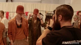 Shooting backstage at New York Men's Fashion Week with Adam Katz Sinding