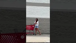 Husband cat calls his wife at Target!