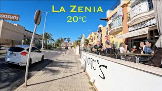 [4K] Beautiful☀️Sunny Monday Morning Walking Tour⎮La Zenia Beach to Zenia Boulevard, Costa Blanca 🇪🇸