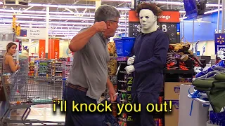 Michael Myers Scare Prank GONE WRONG!