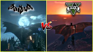 GTA 5 BATMAN MOD VS BATMAN ARKHAM KNIGHT_WHICH IS BEST?