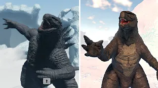 GODZILLA 2014 K.U. VS GODZILLA Project Kaiju 4.0 - Comparação