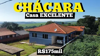 CHÁCARA COM CASA EXCELENTE ÁREA GOURMET OPORTUNIDADE R$175mil