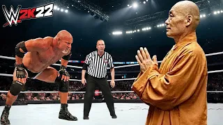 Goldberg vs. Shaolin Master (WWE 2K22)
