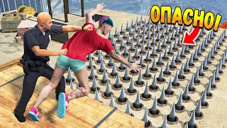 ОЧЕНЬ ОПАСНЫЕ ПОЛИЦЕЙСКИЕ БУДНИ В ГТА 5 ОНЛАЙН (GTA 5 ONLINE)