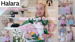 HALARA GYM CLOTHES HAUL!! - Honest & detailed review 🌷💝💫