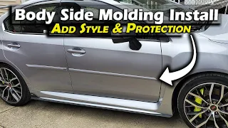 Body Side Molding and Rear Trunk Trim Installation : 2015+ WRX/STI