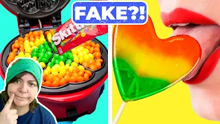 I Actually Try Candy in a Waffle Maker Debunking 5-Minute Crafts Food Hacks