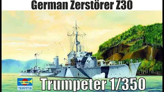 Trumpeter German Zerstörer Z30 1/350
