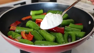 Legendary Breakfast Recipe with a Spoon of Flour and Peppers💯 Incredibly Delicious🤤