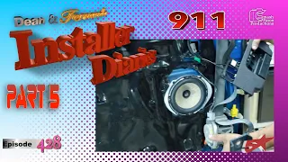 Ford F150 rear speakers and front tweeters go in 911 Installer Diaries part 5