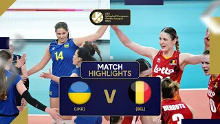 UKRAINE vs. BELGIUM - Match Highlights