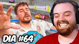 $10,000 Por Cada Día Que Sobrevivas En El Supermercado | REACCIONANDO A MRBEAST