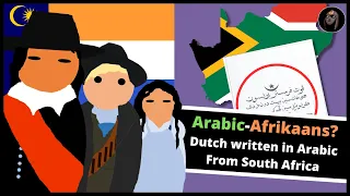 Why was the first Afrikaans written in Arabic Letters?