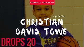7 Year old Phenom Christian Davis Towe Drops 20 and put on a show of SPIN MOVES!