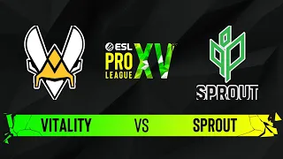 Vitality vs. Sprout - Map 2 [Inferno] - ESL Pro League Season 15 - Group B