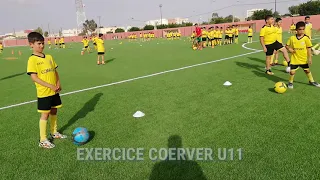 EXERCICE COERVER U11 - U13