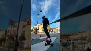 My first ride with the new Exway X1 MAX e-skateboard