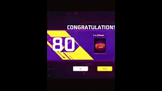 FREE FIRE  LEVEL UP 80 LEVEL REWARD NEW OLD N GOLD ACHIEVEMENT GARENA FREEFIRE Yᴇᴀsʜᴀ Gᴀᴍᴇʀ#shorts