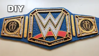 How To Make Universal Championship Title Belt | DIY WWE Universal Championship