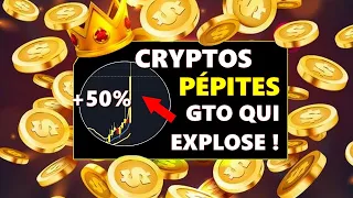 CES CRYPTOS PEUVENT EXPLOSER ! 🤑 Analyse crypto-monnaies : Bitcoin, Ethereum, Cardano, GTO... 📈