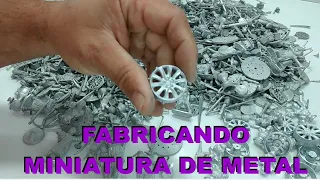 Fabricando miniatura em fundição de metal!