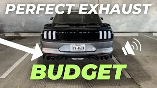 SOUNDS PERFECT - 2018 Mustang GT Catback Exhaust H Pipe Startup/revs