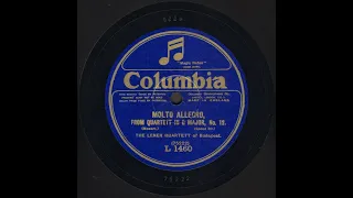 Léner SQ - 8 acoustic Columbia recordings  1922-1923