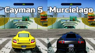 NFS Most Wanted: Porsche Cayman S vs Lamborghini Murcielago - Drag Race