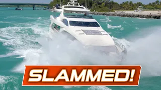 Haulover SLAMS Superyacht! / 116' Yacht! As Big As it Gets!