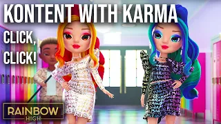 Click, Click! The Tea with the De’Vious Twins | Kontent with Karma Episode 3 | Rainbow High