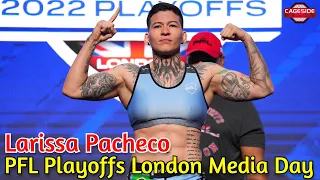 Larissa Pacheco Media Day | PFL Playoffs