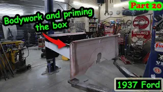 Body work and primer for the box on the 1937 Ford hot rod Part 20