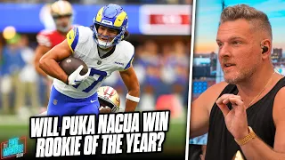 Puka Nacua Has Been DOMINATING For Rams, Might Be Rookie Of The Year?! | Pat McAfee Reacts