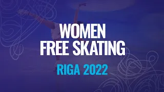 Pernille WITH (NOR) | Women Free Skating | Riga 2022 | #JGPFigure